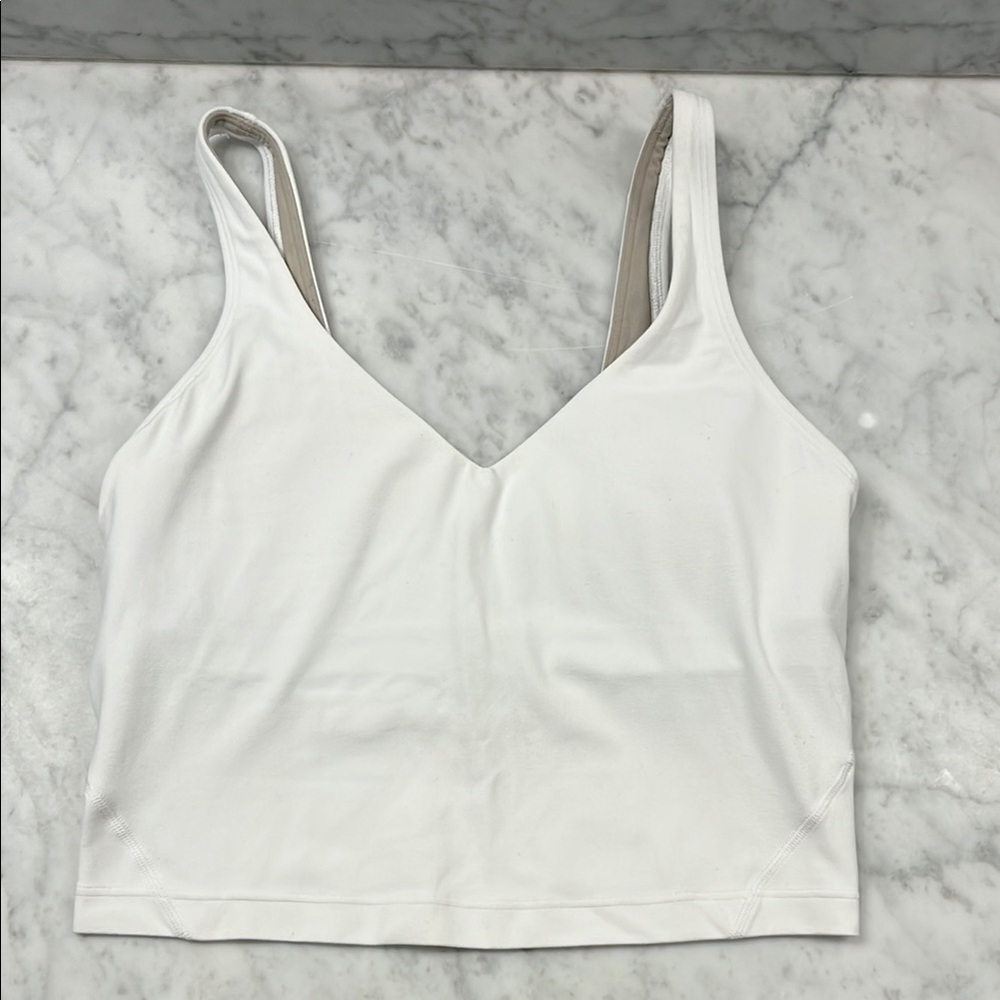 lululemon athletica White Tank Top